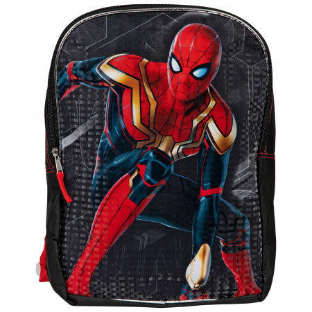 Marvel Comics Spider-Man The Iron Spider Print 15" Backpack